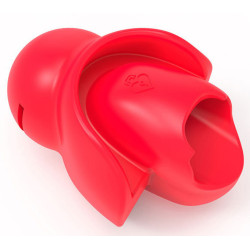 BDSMaster Bâillon Fix Tongue Rouge